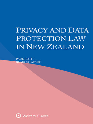 cover image of Privacy and Data Protection Law in New Zealand
